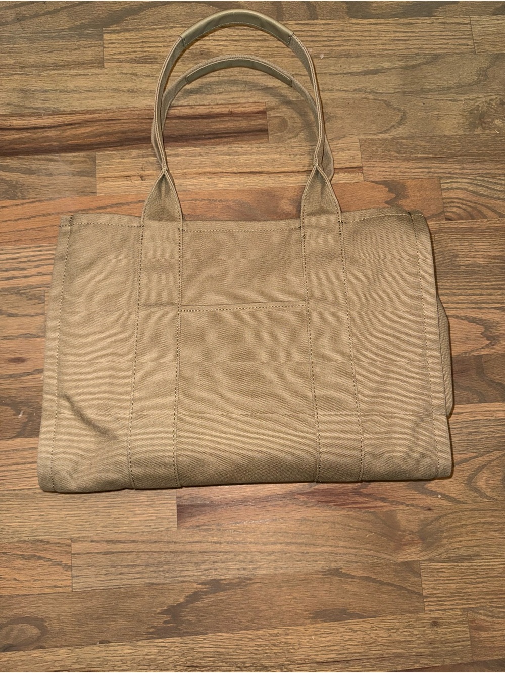 Quince- Olive Green Canvas Tote Bag